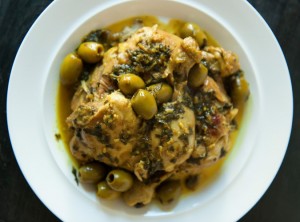 Poulet aux olives